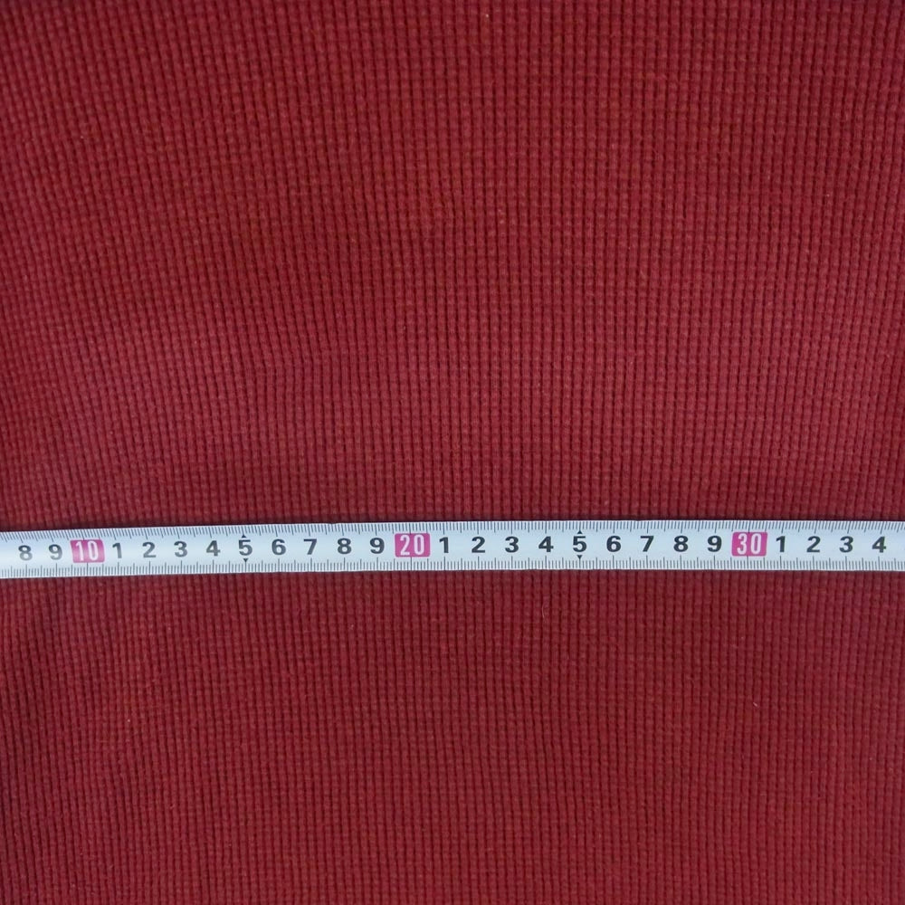 BOOTLEGGERS ブートレガーズ サーマル 長袖 カットソー Tシャツ コットン エンジ系 S 34-36【中古】