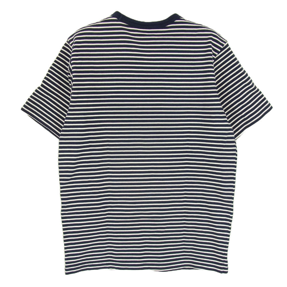 FREEWHEELERS フリーホイーラーズ power wear ボーダー Tシャツ ネイビー系 S【中古】