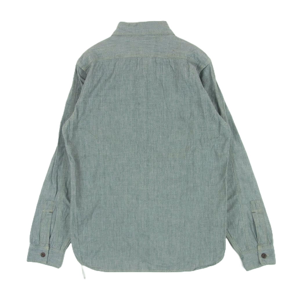 FREEWHEELERS フリーホイーラーズ Neal Cassady Railroad シャンブレー ワーク シャツ 長袖 グレー系 サイズ表記なし【中古】