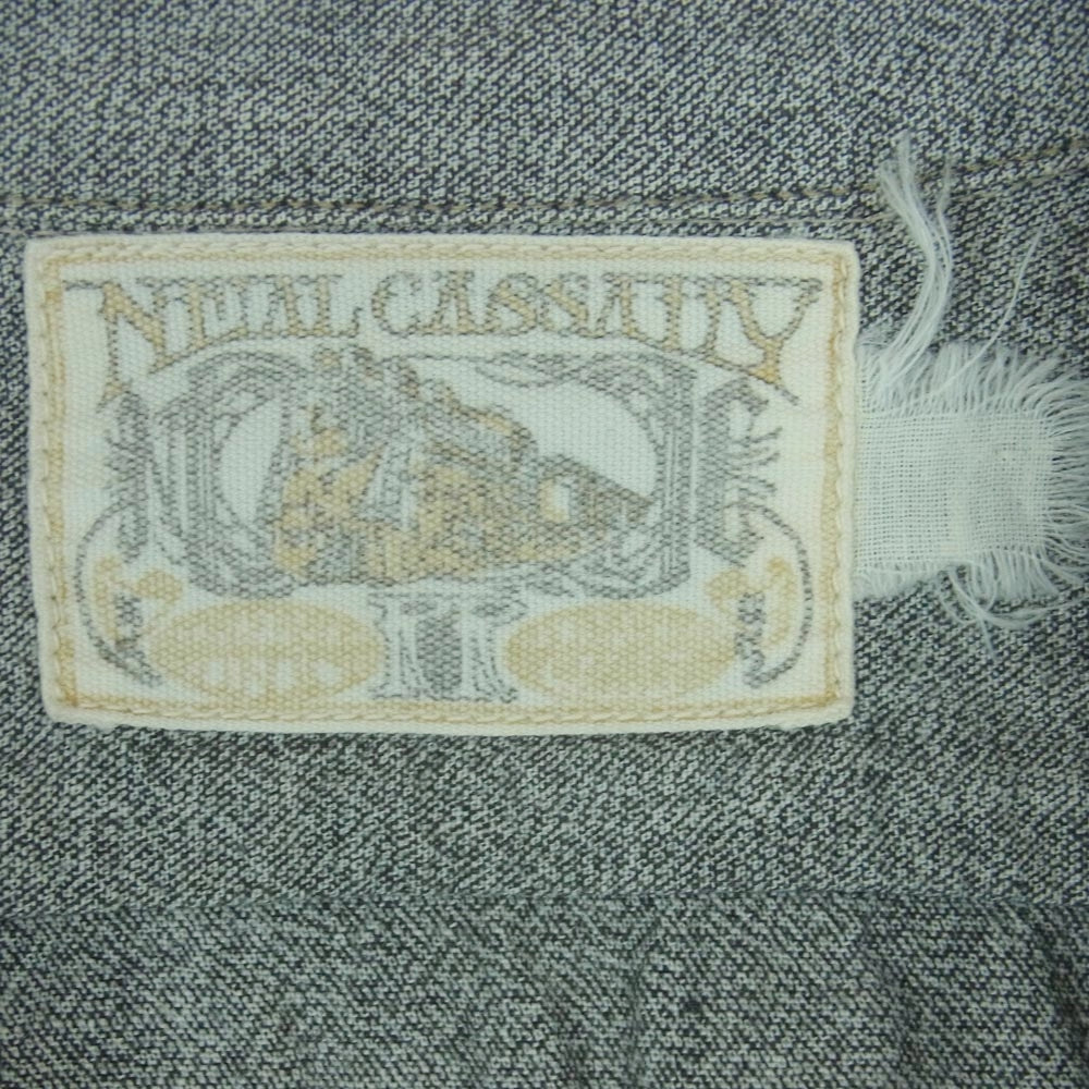 FREEWHEELERS フリーホイーラーズ Neal Cassady Railroad シャンブレー ワーク シャツ 長袖 グレー系 サイズ表記なし【中古】