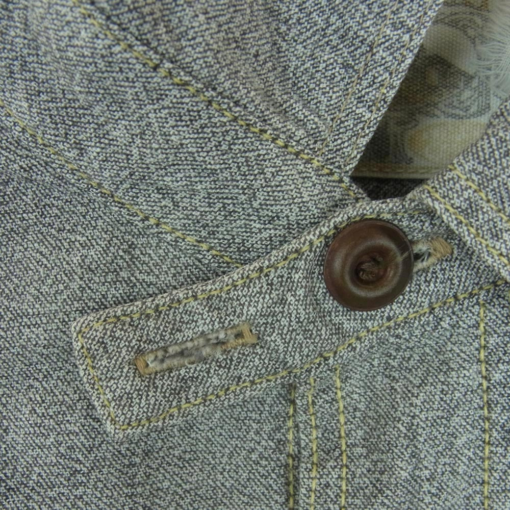 FREEWHEELERS フリーホイーラーズ Neal Cassady Railroad シャンブレー ワーク シャツ 長袖 グレー系 サイズ表記なし【中古】