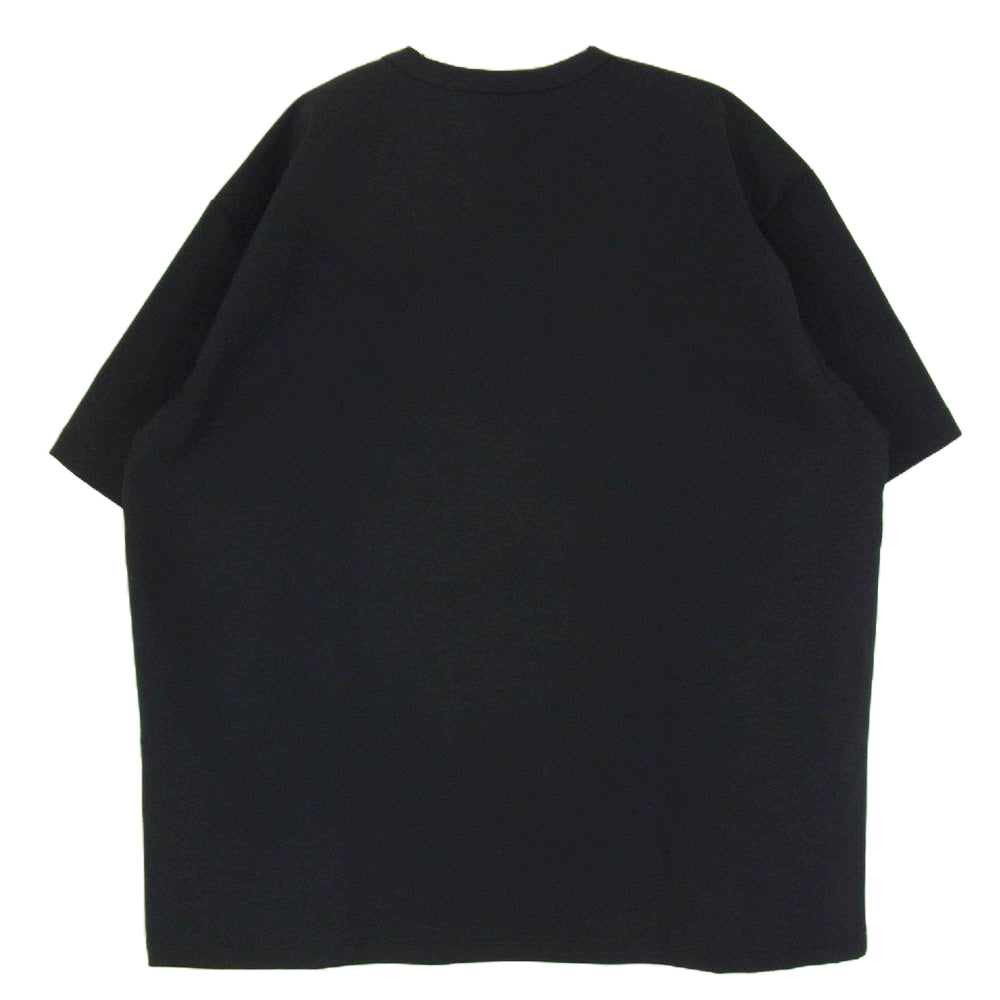 JUNYA WATANABE COMME des GARCONS MAN ジュンヤワタナベコムデギャルソンマン WO-T013-051 綿ナイロンポンチ 無地 半袖 TEE Tシャツ ネイビー系 XL【極上美品】【中古】