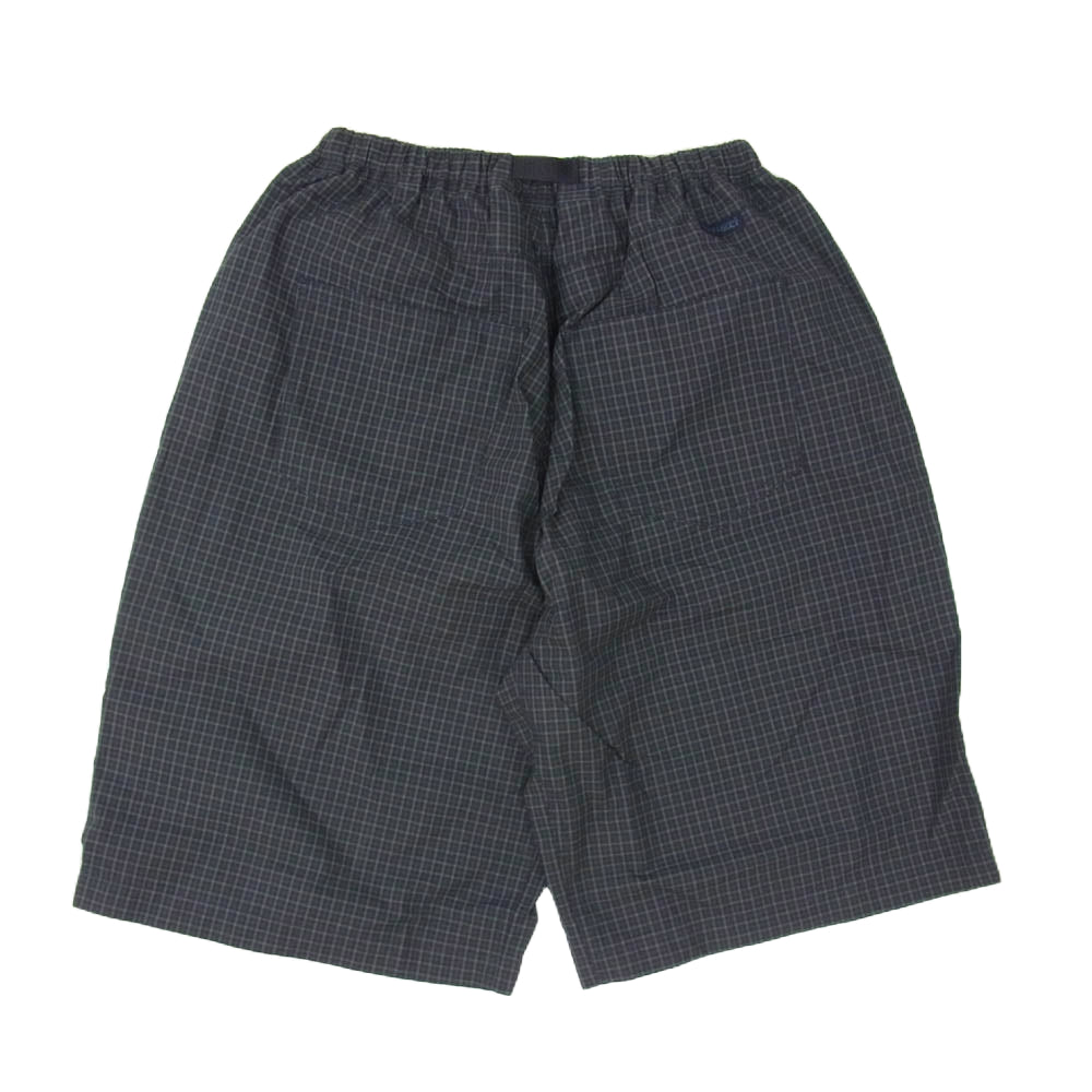 BEAMS ビームス 11-25-1108-585 Gramicci グラミチ 別注 チェック ショーツ ハーフ ショート パンツ ネイビー系 M【極上美品】【中古】