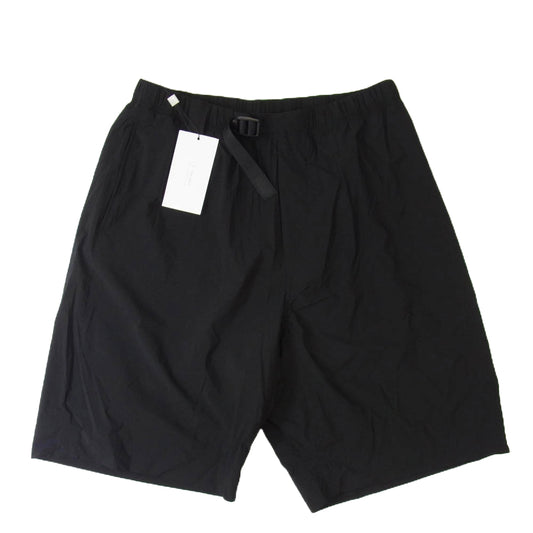 N.HOOLYWOOD エヌハリウッド 2251-CP51-005peg WEBBING BELT HALF PANTS COMPILE ウェビング ベルト ハーフ パンツ ブラック系 36【極上美品】【中古】