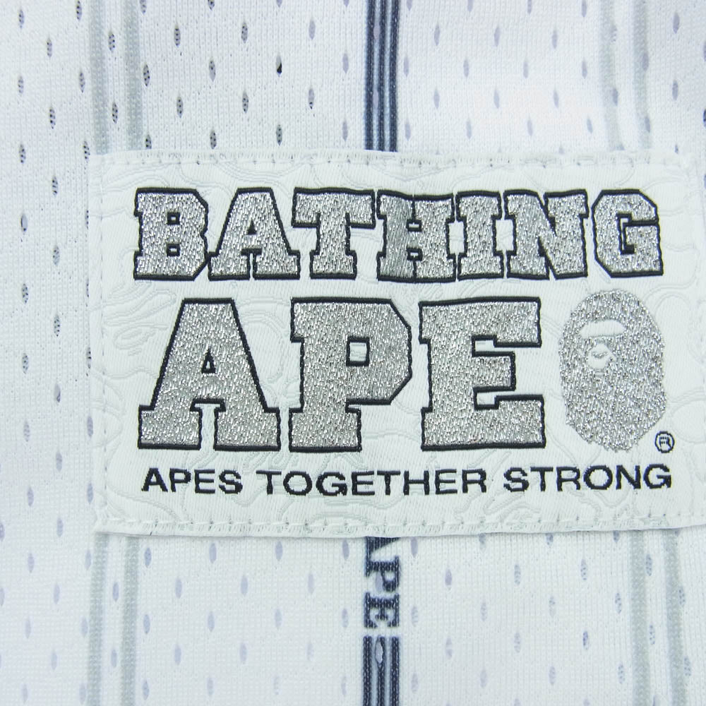 A BATHING APE アベイシングエイプ 1L30108301 REVERSIBLE MULTILOGO TANK TOP リバーシブル マルチロゴ タンクトップ ホワイト ホワイト系 L【極上美品】【中古】