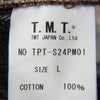 TMT ティーエムティー TPT-S24PM01 PAC-MAN パックマン HQ DENIM 5P TAPERED TYPE 501XX ハイクオリティー 5ポケット テーパード デニム パンツ インディゴブルー系 L【極上美品】【中古】