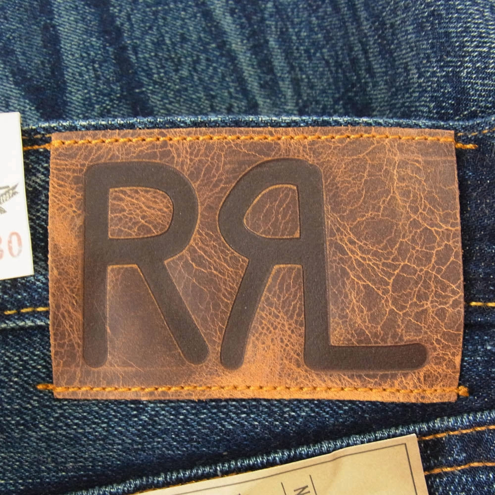RRL ダブルアールエル MNRRDNM10920067400 HIGH SLIM SELVEDGE DENIM ハイ スリム フィット セルビッジ ジップフライ ジーンズ デニム パンツ インディゴブルー系 32【極上美品】【中古】