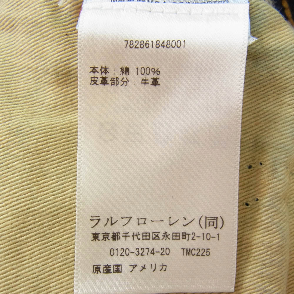RRL ダブルアールエル MNRRDNM10920067400 HIGH SLIM SELVEDGE DENIM ハイ スリム フィット セルビッジ ジップフライ ジーンズ デニム パンツ インディゴブルー系 32【極上美品】【中古】