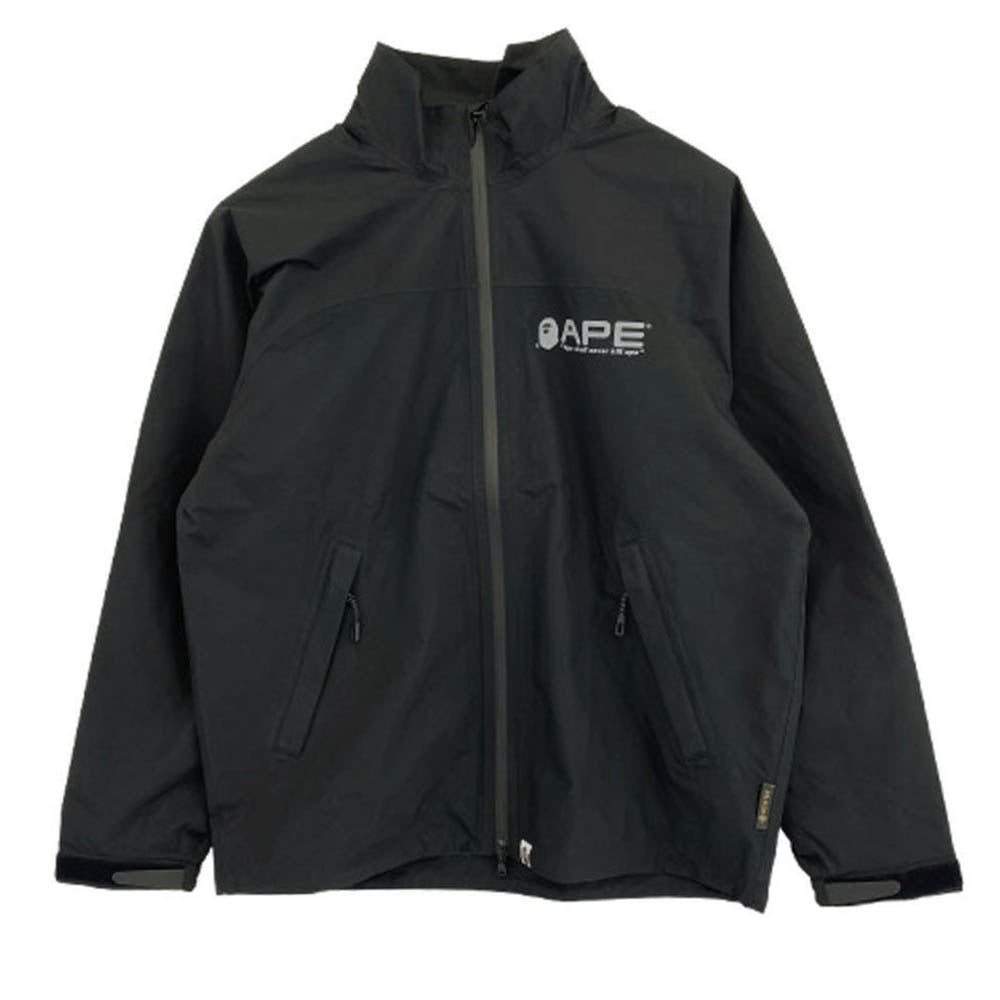 A BATHING APE アベイシングエイプ 1L20140003 GORE-TEX ZIP JACKET ゴアテックス ジップ ジャケット ブラック系 L【新古品】【未使用】【中古】