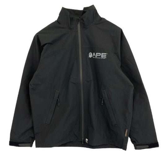 A BATHING APE アベイシングエイプ 1L20140003 GORE-TEX ZIP JACKET ゴアテックス ジップ ジャケット ブラック系 L【新古品】【未使用】【中古】