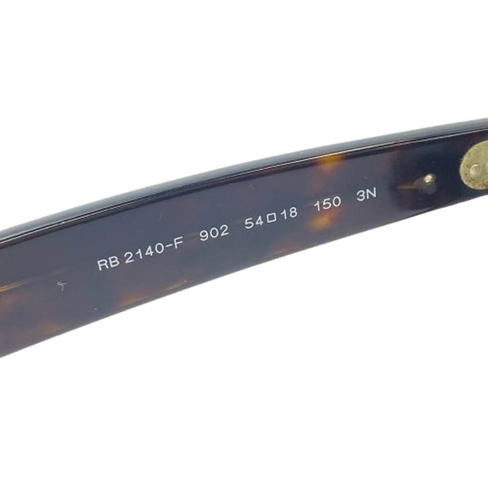 Ray-Ban レイバン RB2140-F WAYFARER ウェイファーラー ウェリントン サングラス アイウェア 眼鏡 メガネ ダークブラウン系 54□18 1505【中古】
