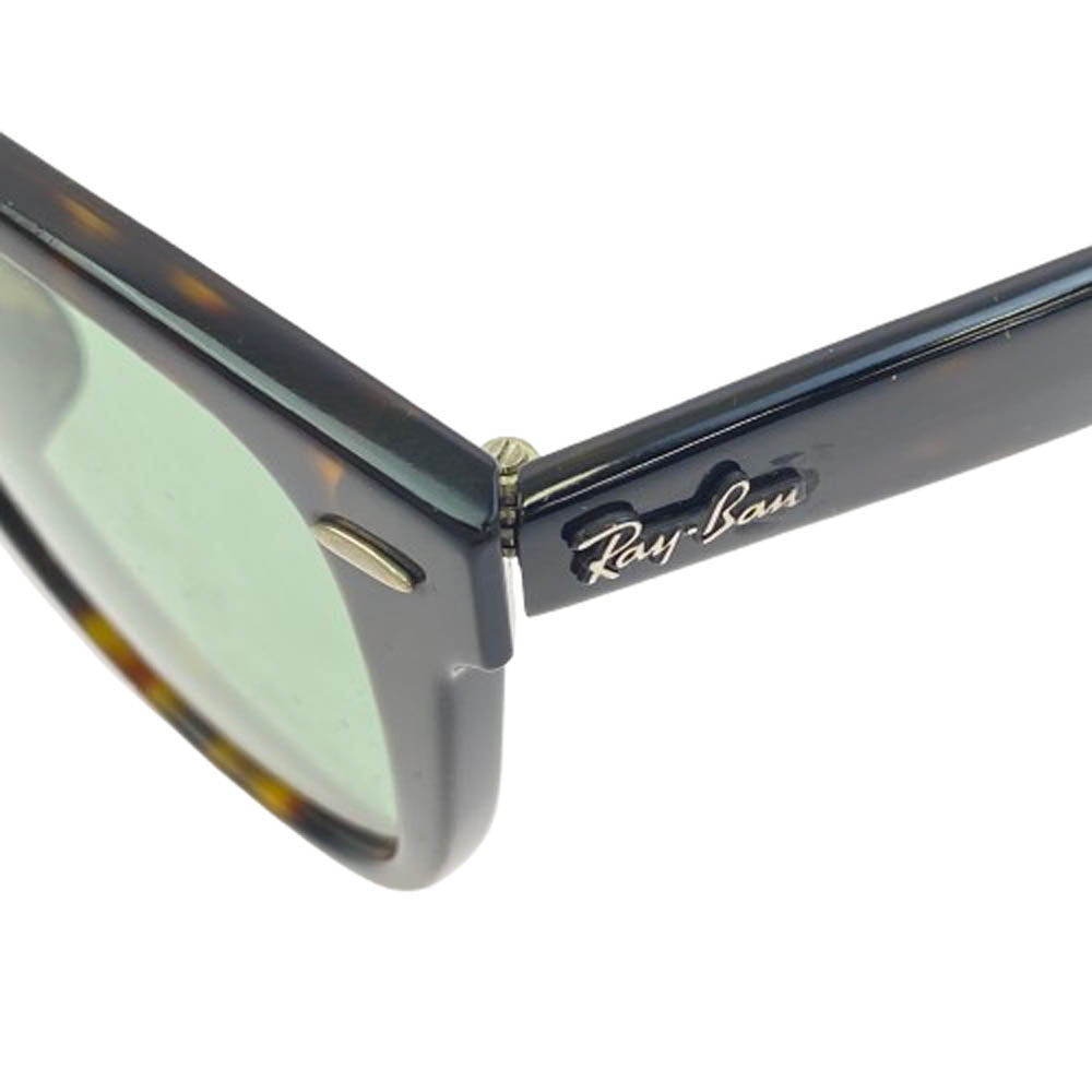 Ray-Ban レイバン RB2140-F WAYFARER ウェイファーラー ウェリントン サングラス アイウェア 眼鏡 メガネ ダークブラウン系 54□18 1505【中古】
