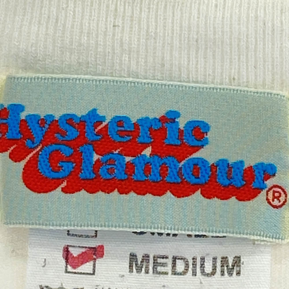 HYSTERIC GLAMOUR ヒステリックグラマー 2CL-8832 ヒスガール プリント 長袖 Tシャツ ホワイト系 M【中古】