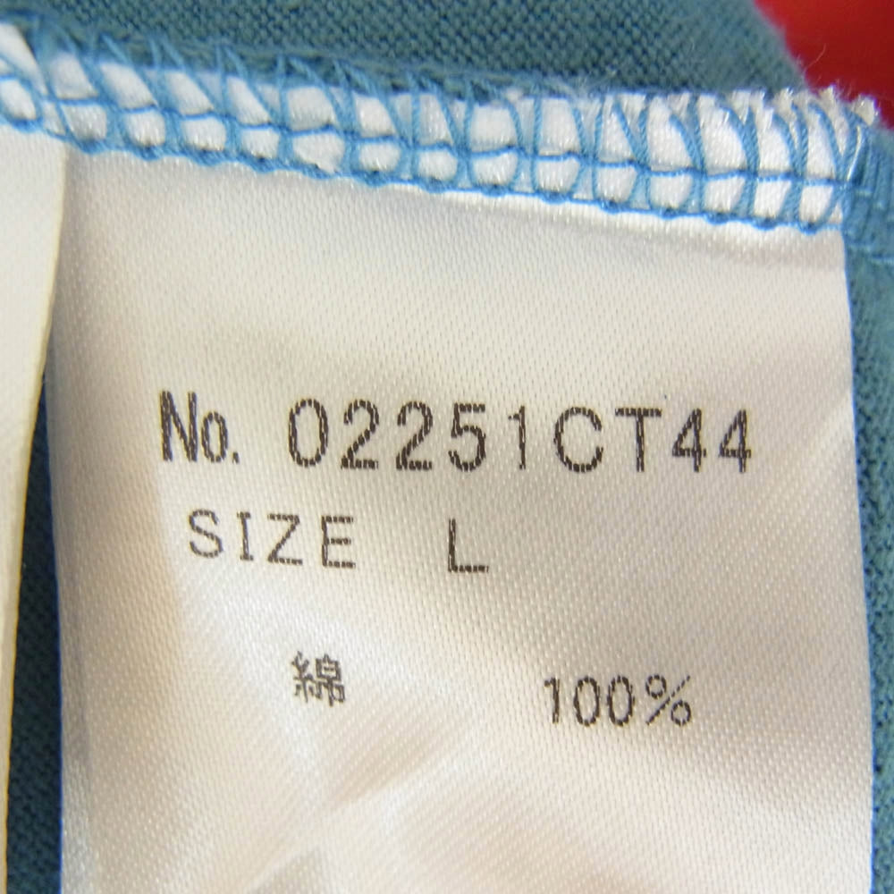 HYSTERIC GLAMOUR ヒステリックグラマー 25SS 02251CT44 VAMPIRELLA/RUNNING RED バンピレラ ランニング レッド 半袖 Tシャツ ブルー系 L【極上美品】【中古】