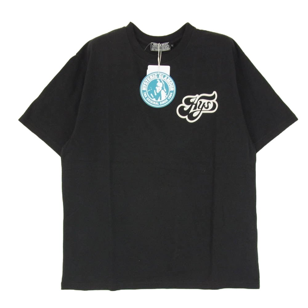 HYSTERIC GLAMOUR ヒステリックグラマー 25SS 02251CT55 WOMAN BANANA ウーマン バナナ 半袖 Tシャツ ブラック系 L【極上美品】【中古】