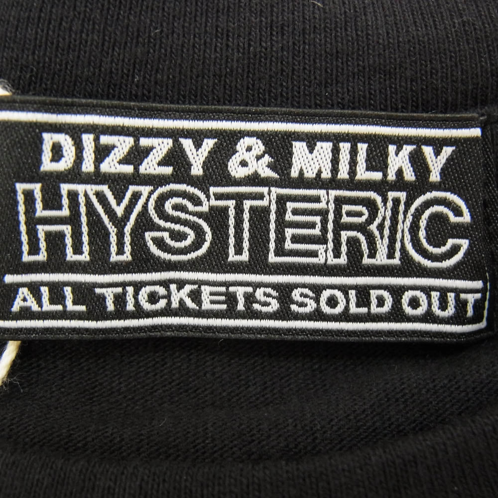 HYSTERIC GLAMOUR ヒステリックグラマー 25SS 02251CT55 WOMAN BANANA ウーマン バナナ 半袖 Tシャツ ブラック系 L【極上美品】【中古】