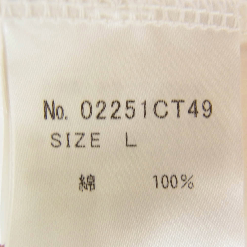 HYSTERIC GLAMOUR ヒステリックグラマー 25SS 02251CT49 TERRY RICHARDSON別注 GAPTOOTH SMILE テリーリチャードソン スマイル 半袖 Tシャツ ホワイト系 L【新古品】【未使用】【中古】