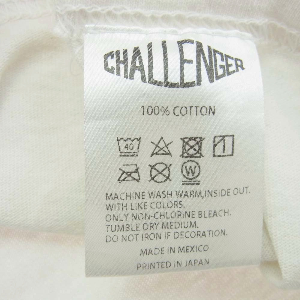 CHALLENGER チャレンジャー CLG-TS 023-040 BD 2023 TOUR TEE 2023年ツアー プリント 半袖 Tシャツ ホワイト系 XL【中古】