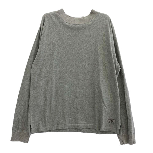 MASSES マシス MOCK SHIRT モック シャツ カットソー グレー グレー系 L【中古】