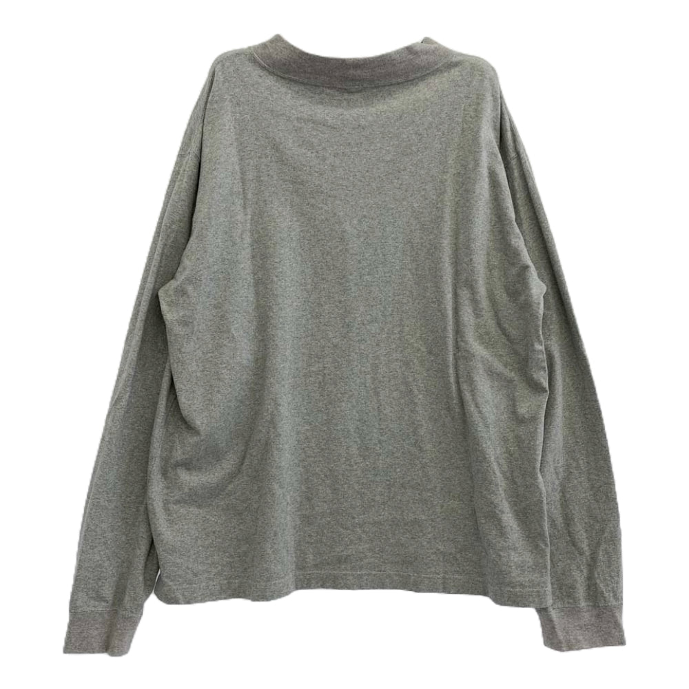 MASSES マシス MOCK SHIRT モック シャツ カットソー グレー グレー系 L【中古】