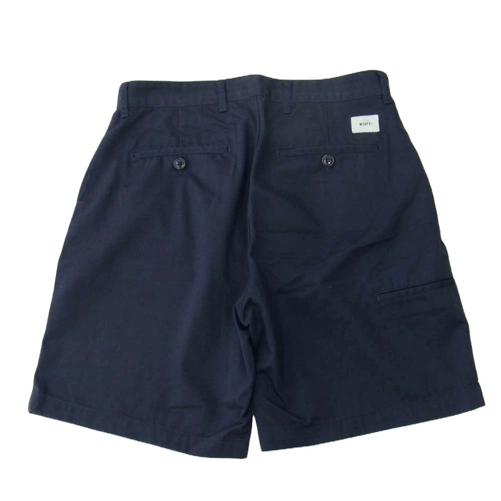 WTAPS ダブルタップス 19SS 191GWDT-PTM03 191GWDT-PTM03 KHAKI SHORTS ショート パンツ ネイビー系 L 03【中古】