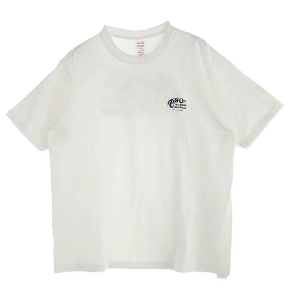 東京インディアンズモーターサイクル Timc Inc. TEE INC-SST 05 ショートスリーブ 半袖 Tシャツ ホワイト系 XL【中古】
