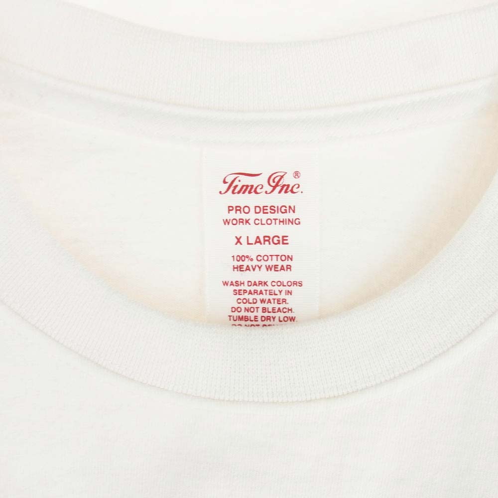 東京インディアンズモーターサイクル Timc Inc. TEE INC-SST 05 ショートスリーブ 半袖 Tシャツ ホワイト系 XL【中古】