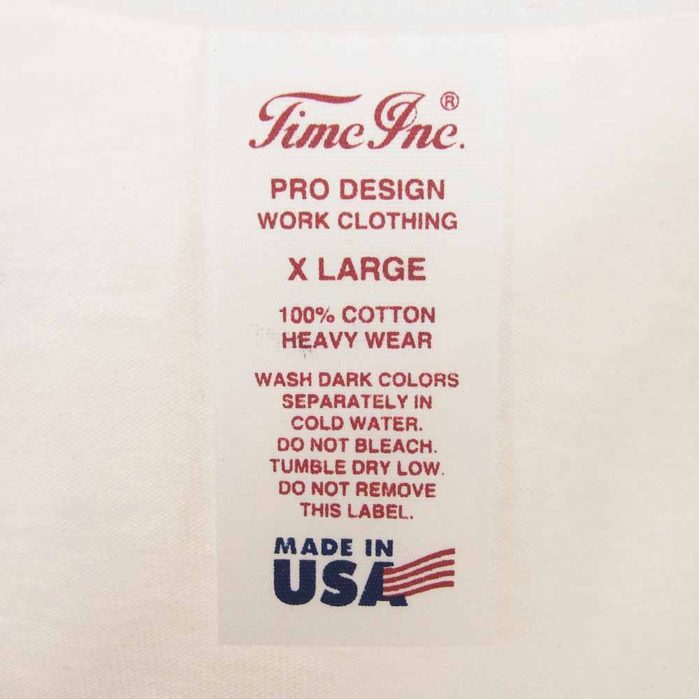 東京インディアンズモーターサイクル Timc Inc. TEE INC-SST 05 ショートスリーブ 半袖 Tシャツ ホワイト系 XL【中古】