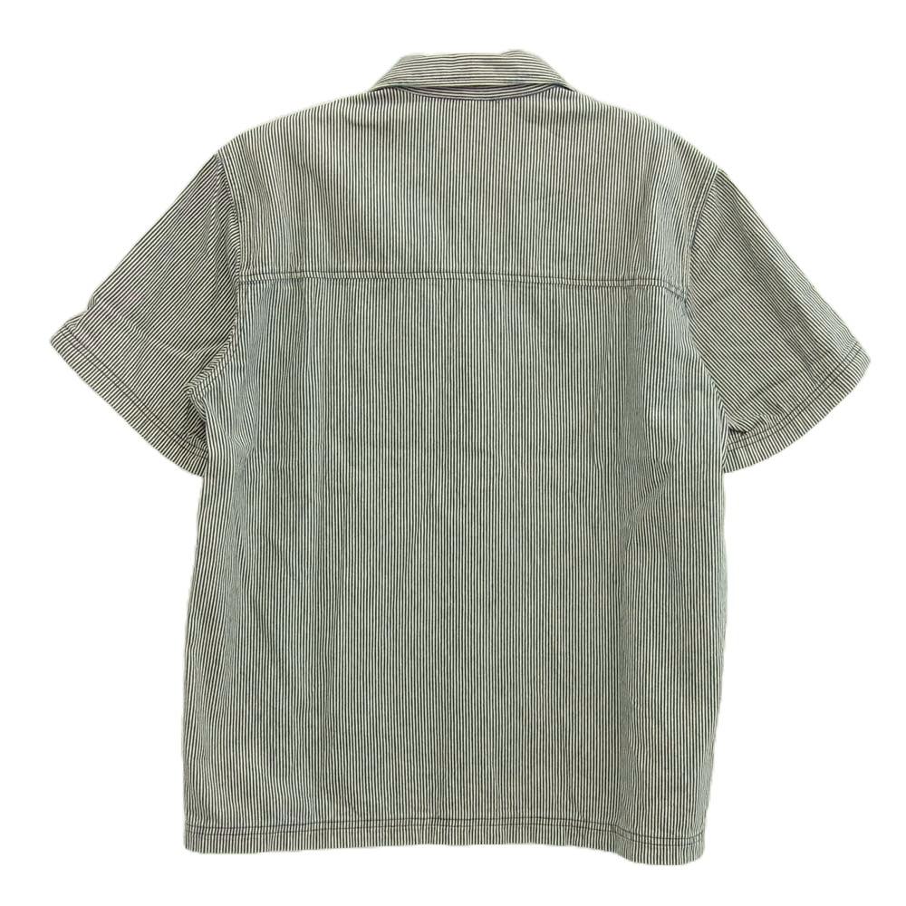 WTAPS ダブルタップス 17SS 171LTDT-SHM03 UNION SS/SHIRT.COTTON ヒッコリーストライプ ユニオン ワーク シャツ インディゴブルー系 M【中古】