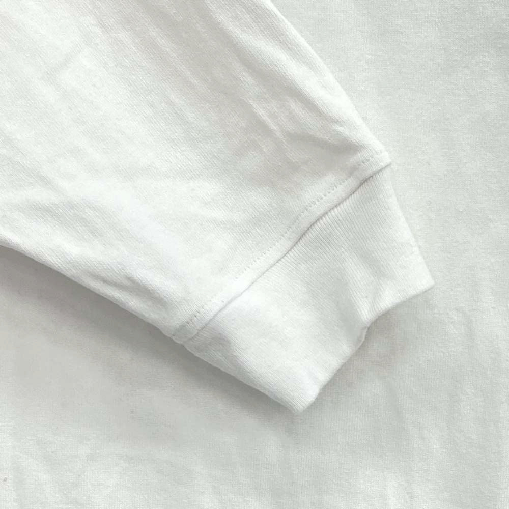 WTAPS ダブルタップス 25SS 251ATDT-CSM16 IDENTITY/LS/COTTON 胸刺繍 バックプリント 長袖 Tシャツ カットソー ホワイト系 03【中古】