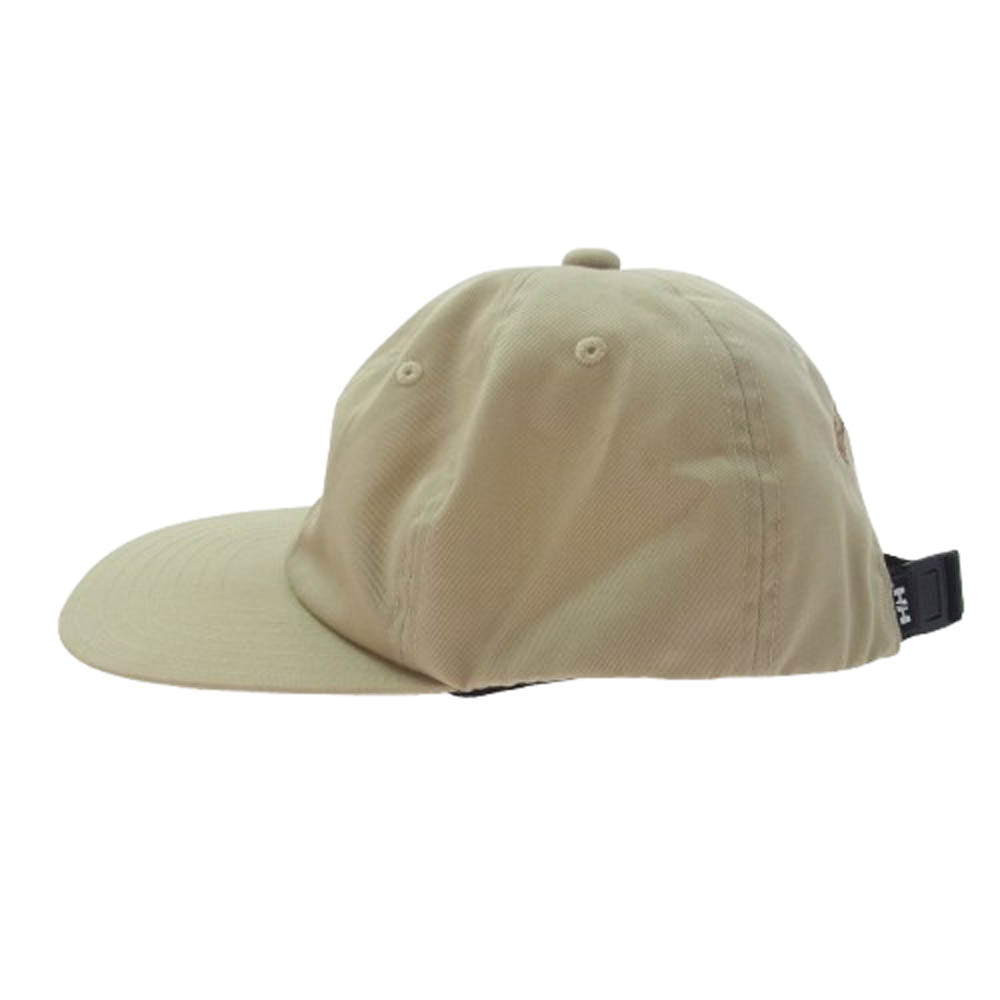 HELLY HANSEN ヘリーハンセン HCZ92209 ロゴ刺繍 6パネル キャップ 帽子 ベージュ系【中古】