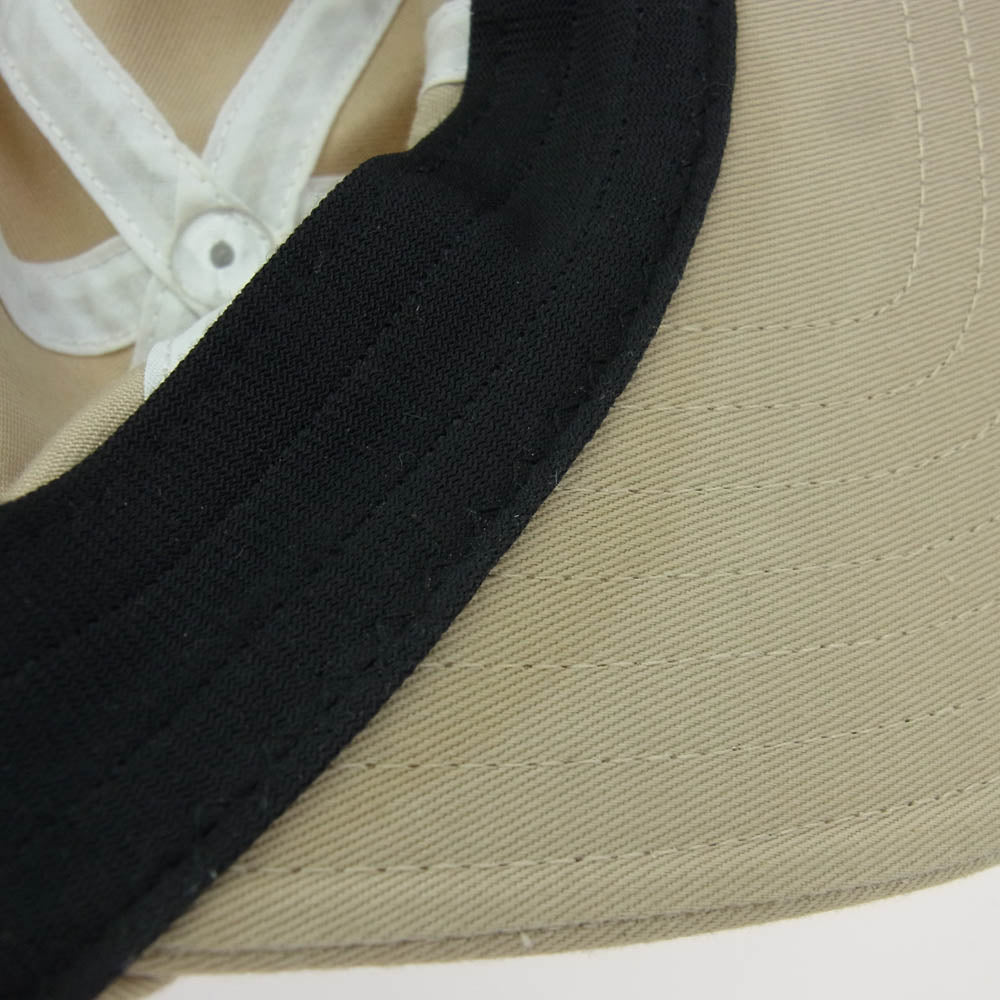 HELLY HANSEN ヘリーハンセン HCZ92209 ロゴ刺繍 6パネル キャップ 帽子 ベージュ系【中古】