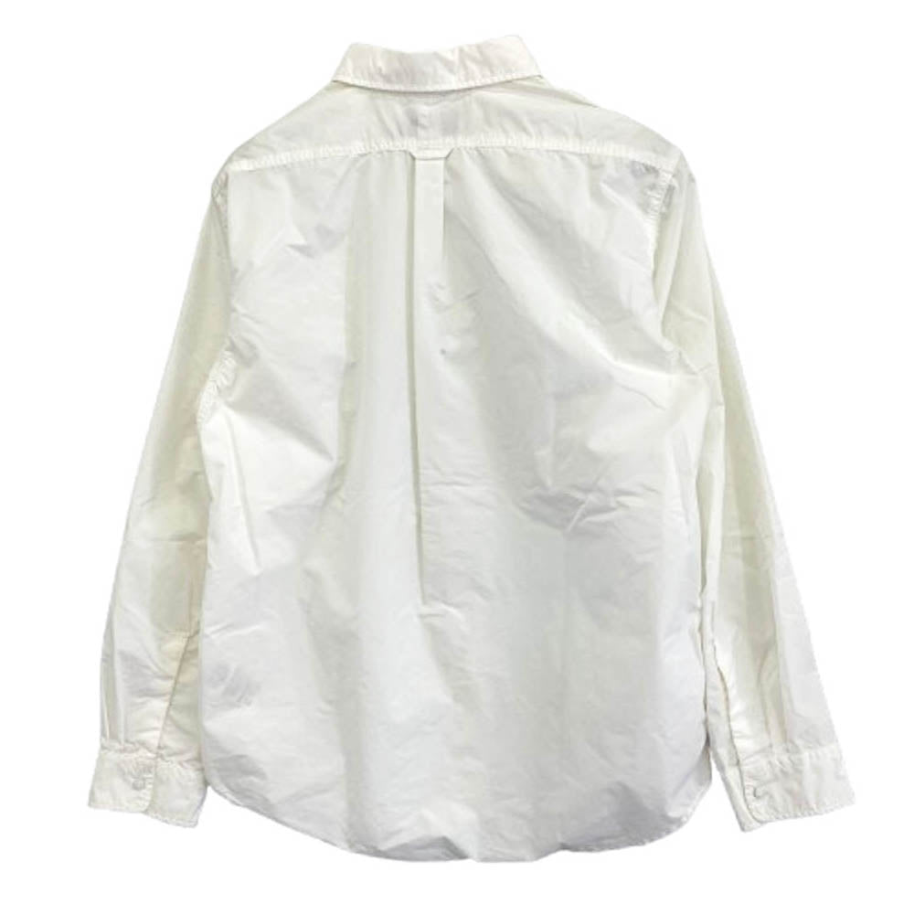THE NORTH FACE ノースフェイス NT3004N PURPLE LABEL パープルレーベル TYPEWRITER L/S SHIRT タイプライター スナップボタン 長袖 シャツ ホワイト系 L【中古】