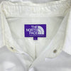 THE NORTH FACE ノースフェイス NT3004N PURPLE LABEL パープルレーベル TYPEWRITER L/S SHIRT タイプライター スナップボタン 長袖 シャツ ホワイト系 L【中古】