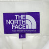 THE NORTH FACE ノースフェイス NT3004N PURPLE LABEL パープルレーベル TYPEWRITER L/S SHIRT タイプライター スナップボタン 長袖 シャツ ホワイト系 L【中古】