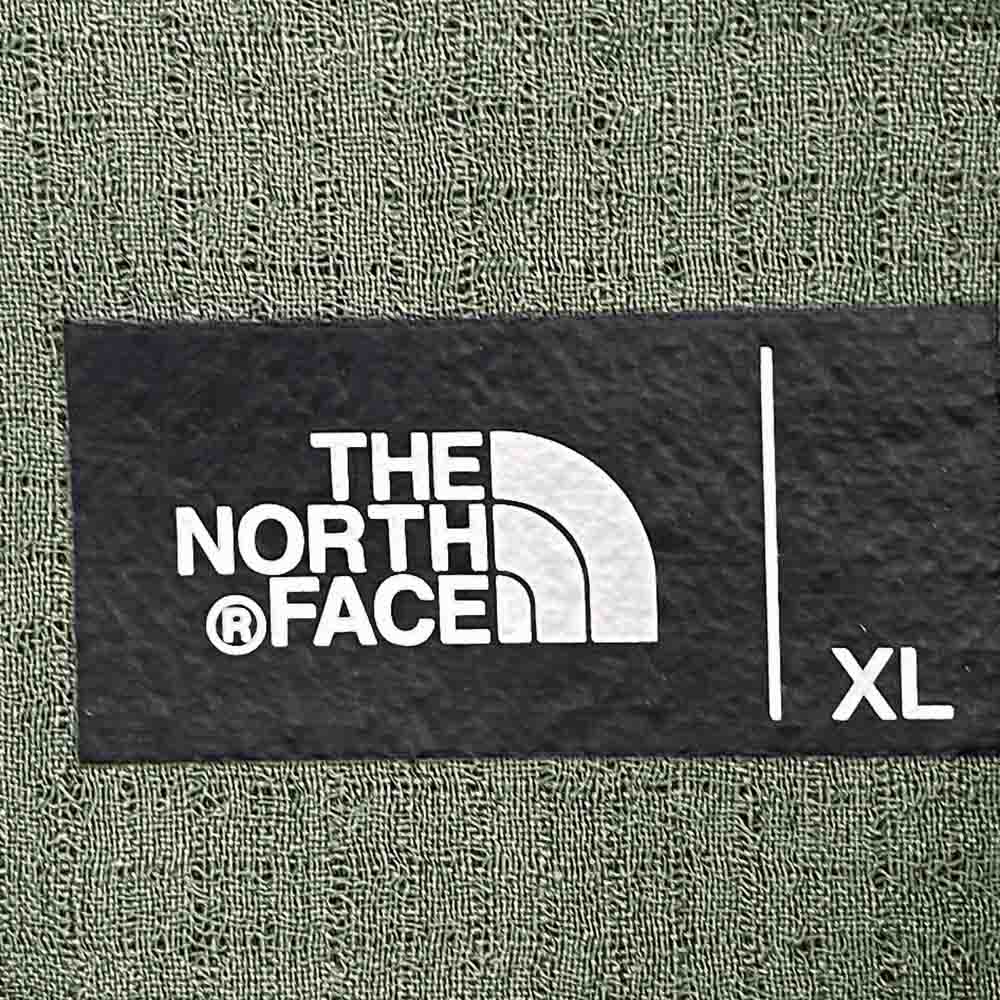 THE NORTH FACE ノースフェイス NR21931 オープンカラー 開襟 クライミング 半袖 シャツ カーキ系 XL【中古】