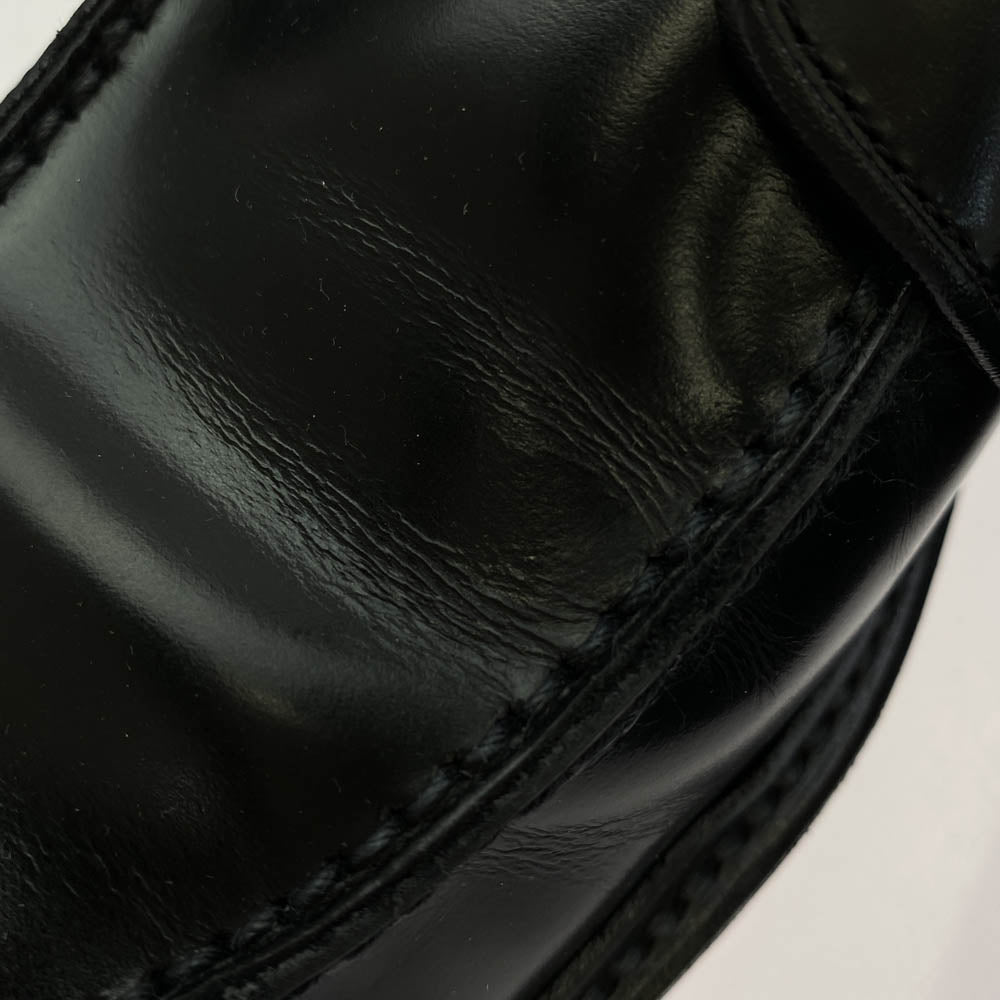 REGAL リーガル E7J2174A JU15 Uチップ レースアップ レザー シューズ ブラック系 26【中古】