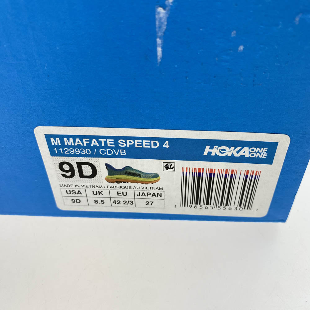 HOKA ONE ONE ホカ オネオネ 1129930 M MAFATE SPEED 4 マファテ スピード スニーカー マルチカラー系 27cm【極上美品】【中古】