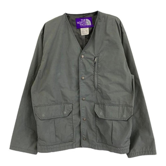 THE NORTH FACE ノースフェイス NP2102N PURPLELABEL パープルレーベル Midweight 65／35 Hopper Field Cardigan フィールド ジャケット グレー系 L【中古】