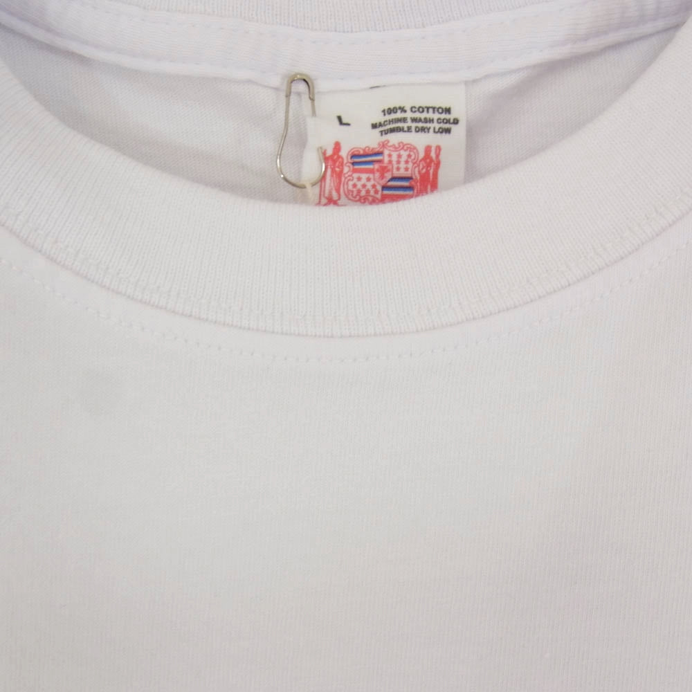 SUN SURF サンサーフ SS79375 MUSASHIYA S/S T-SHIRT むさしや プリント 半袖 Tシャツ ホワイト系 L【中古】