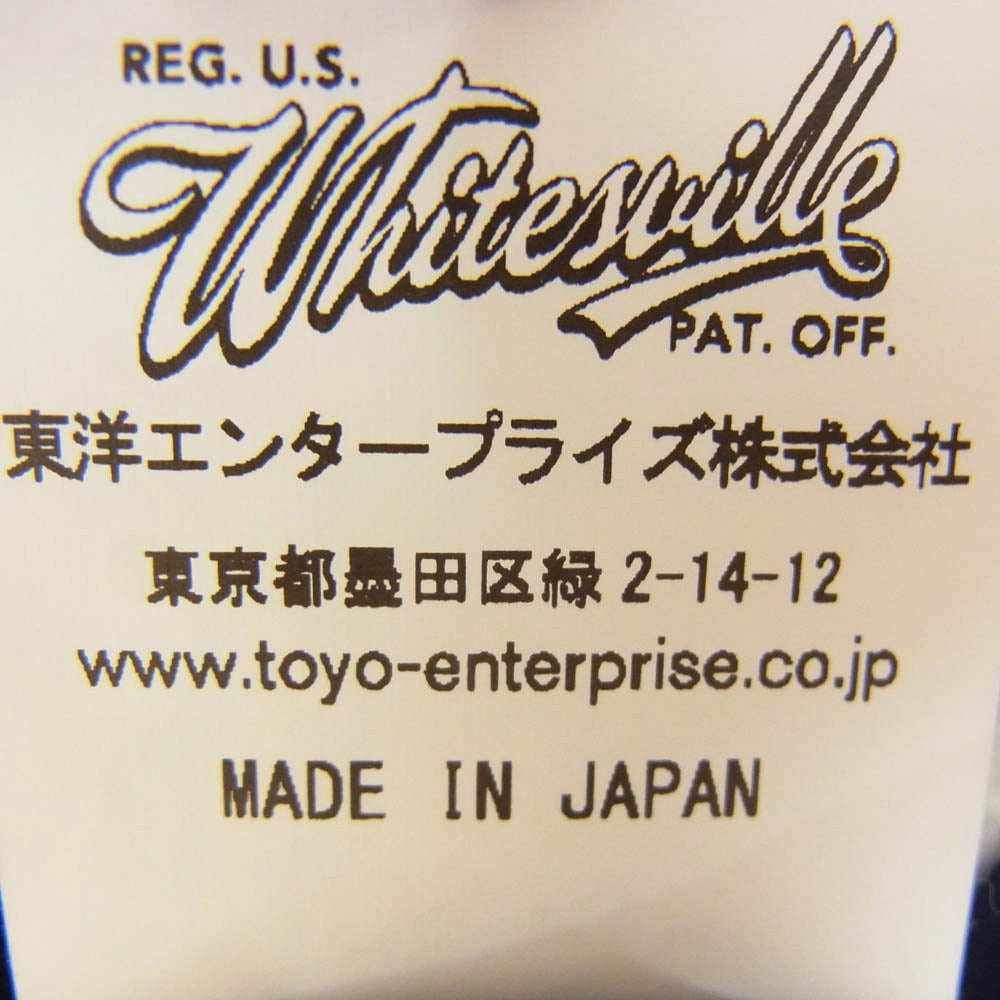 WHITESVILLE ホワイツビル WV79523 TWO-TONE ツートン カラー 半袖 Tシャツ ネイビー系 L【中古】