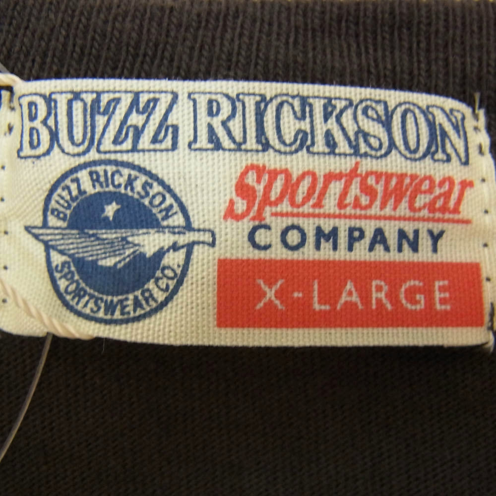 Buzz Rickson's バズリクソンズ BR79514 YANKEE AIR PIRATE プリント 半袖 Tシャツ ブラック系 XL【新古品】【未使用】【中古】