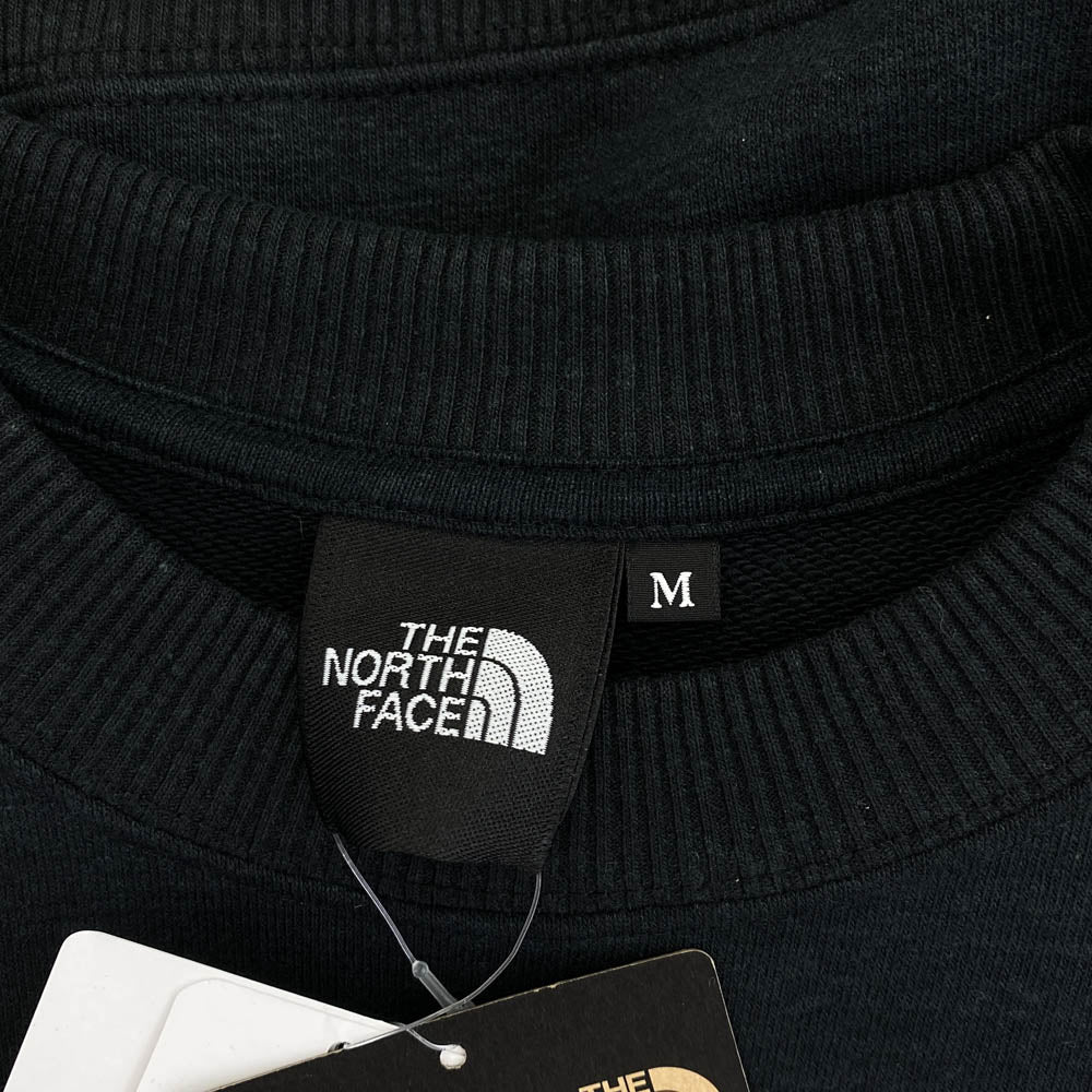 THE NORTH FACE ノースフェイス NT12536 Zoo Picker Crew ズーピッカークルー  クルーネック スウェット トレーナー ブラック 刺繍 ブラック系 M【新古品】【未使用】【中古】