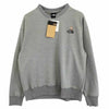 THE NORTH FACE ノースフェイス NT12536 Zoo Picker Crew ズーピッカークルー スウェット トレーナー スモークドパール 刺繍 カーキ系 XL【新古品】【未使用】【中古】