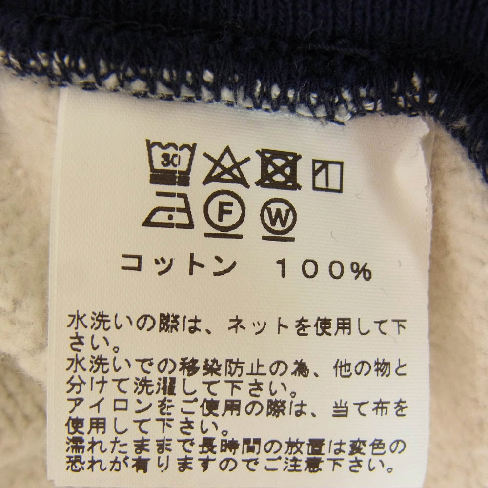 WHITESVILLE ホワイツビル WV69040 TWO-TONE SWEAT ツートン カラー クルーネック スウェット トレーナー グレー系 L【新古品】【未使用】【中古】
