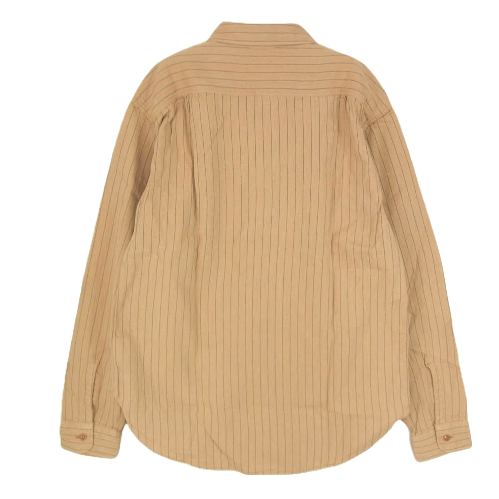 SUGAR CANE シュガーケーン SC28652 COKE STRIPE WORK SHIRT コーク ストライプ ワーク シャツ  長袖シャツ ベージュ系 M【新古品】【未使用】【中古】