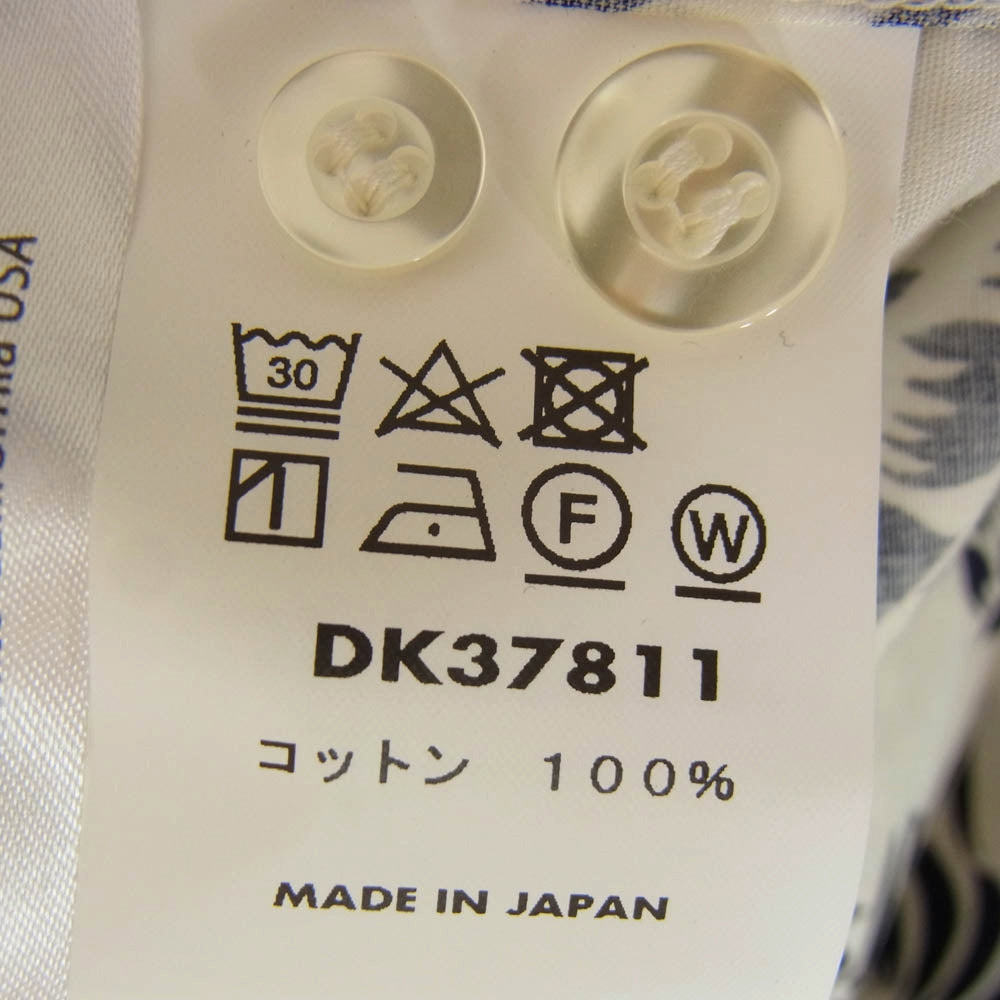 SUN SURF サンサーフ DK37811 DUKE KAHANAMOKU デューク カハナモク COTTON HAWAIIAN SHIRT DUKE'S PINEAPPLE デュークス・パイナップル アロハ シャツ ホワイト系 L【新古品】【未使用】【中古】