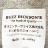 Buzz Rickson's バズリクソンズ BR69452 Bumble Bee 前Vガゼット ロゴプリント クルーネック セットイン スウェット シャツ グレー系 L【新古品】【未使用】【中古】
