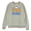 Buzz Rickson's バズリクソンズ BR69451 SET-IN CREW NECK SWEAT SHIRTS AIR FORCE ACADEMY ミリタリープリント・クルーネックスウェットシャツ グレー系 L【新古品】【未使用】【中古】