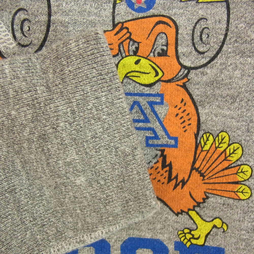 Buzz Rickson's バズリクソンズ BR69451 SET-IN CREW NECK SWEAT SHIRTS AIR FORCE ACADEMY ミリタリープリント・クルーネックスウェットシャツ グレー系 L【新古品】【未使用】【中古】